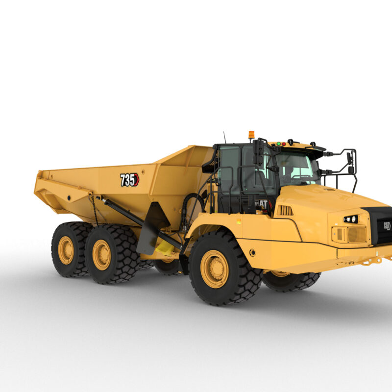 Cat 735 dumper