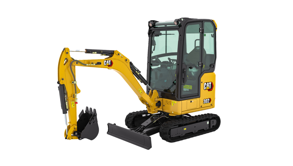 Cat 302 gravemaskine