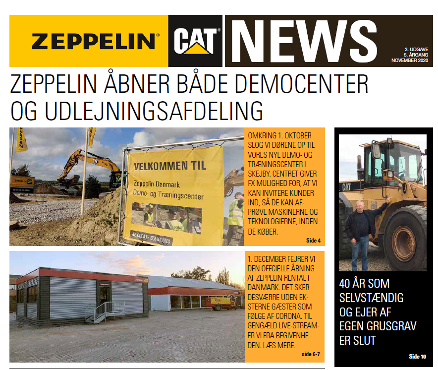 Zeppelin cat news. Artikler om Cat entreprenørmaskiner