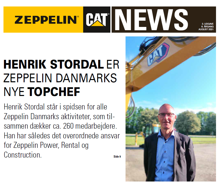 Zeppelin cat news. Artikler om Cat entreprenørmaskiner