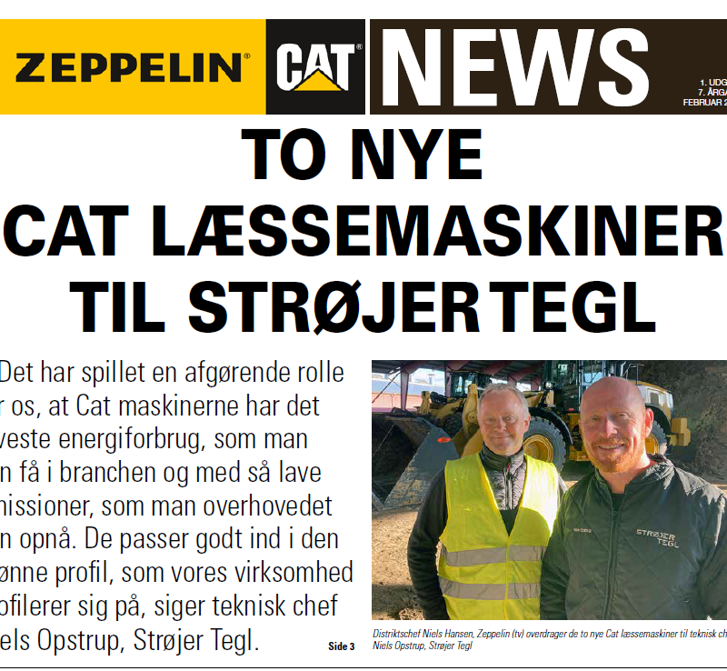 Zeppelin Cat News. Artikler om Cat entreprenørmaskiner
