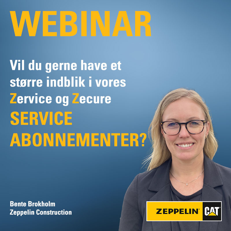 Webinar - serviceaftaler - Zeppelin Construction Danmark