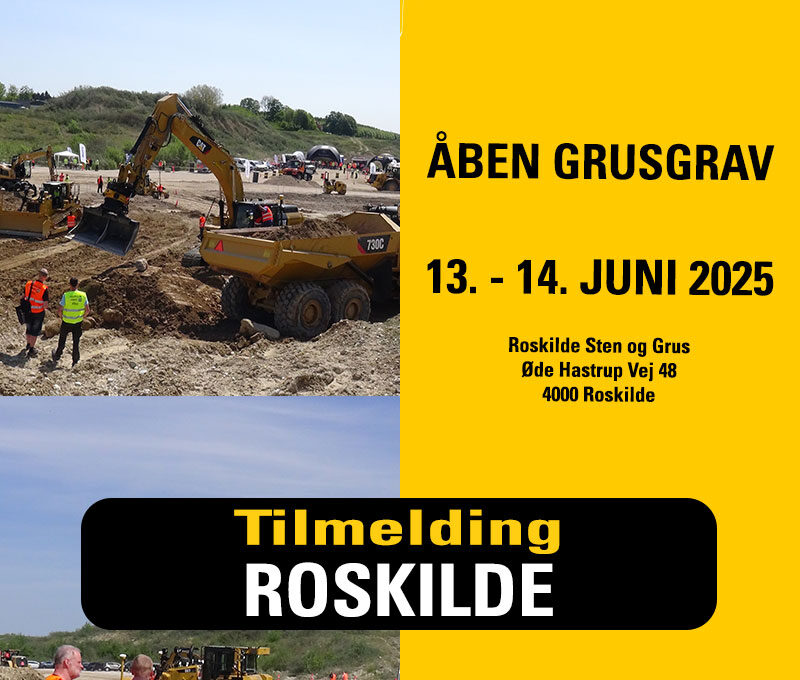 Tilmeld Åben Grusgrav Roskilde - Zeppelin Construction Danmark