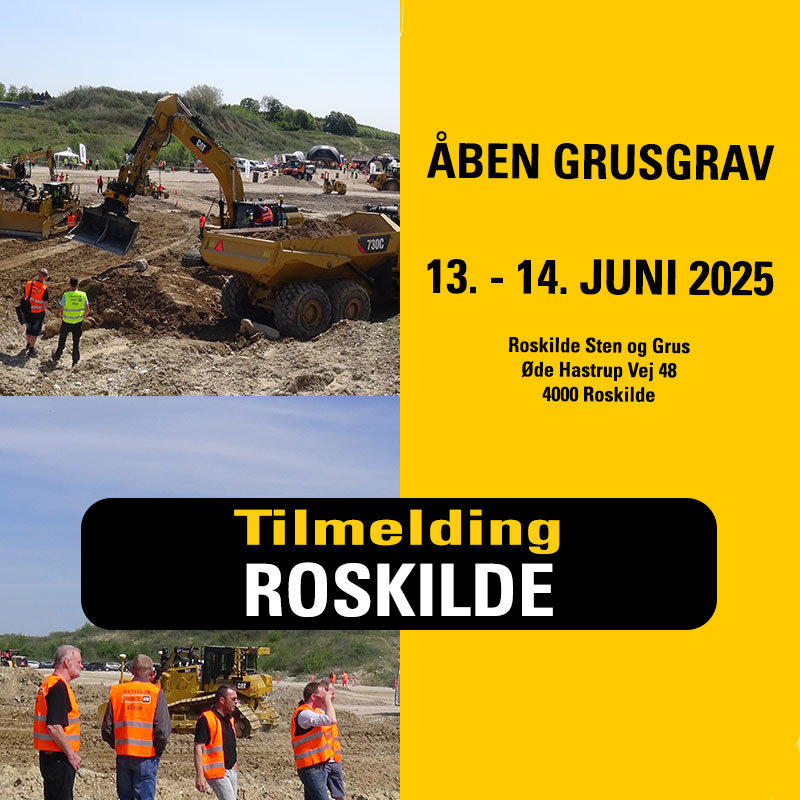 Tilmeld Åben Grusgrav Roskilde - Zeppelin Construction Danmark