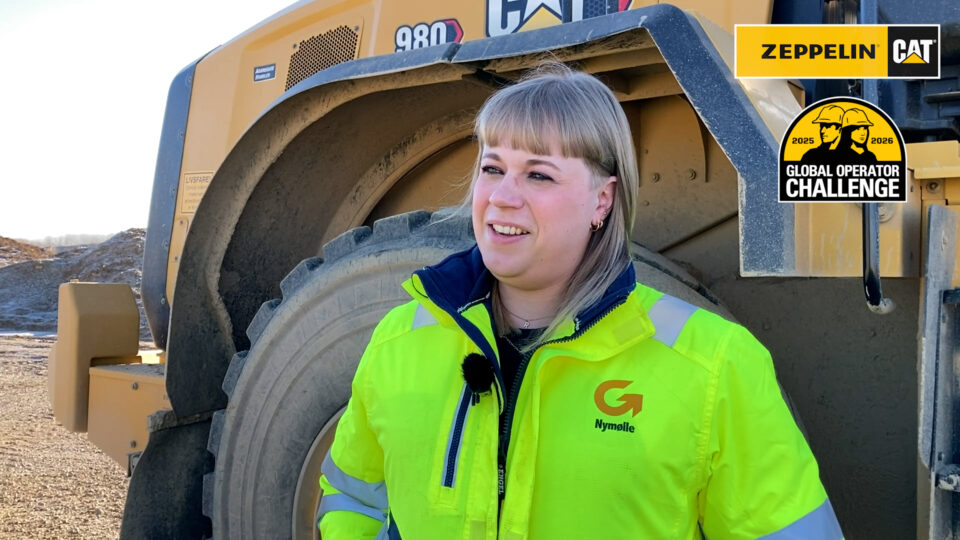 Maskinfører Rikke Johansen