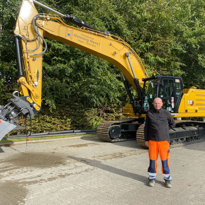 Cat 336 gravemaskine til Entreprenør Henning Have A/S
