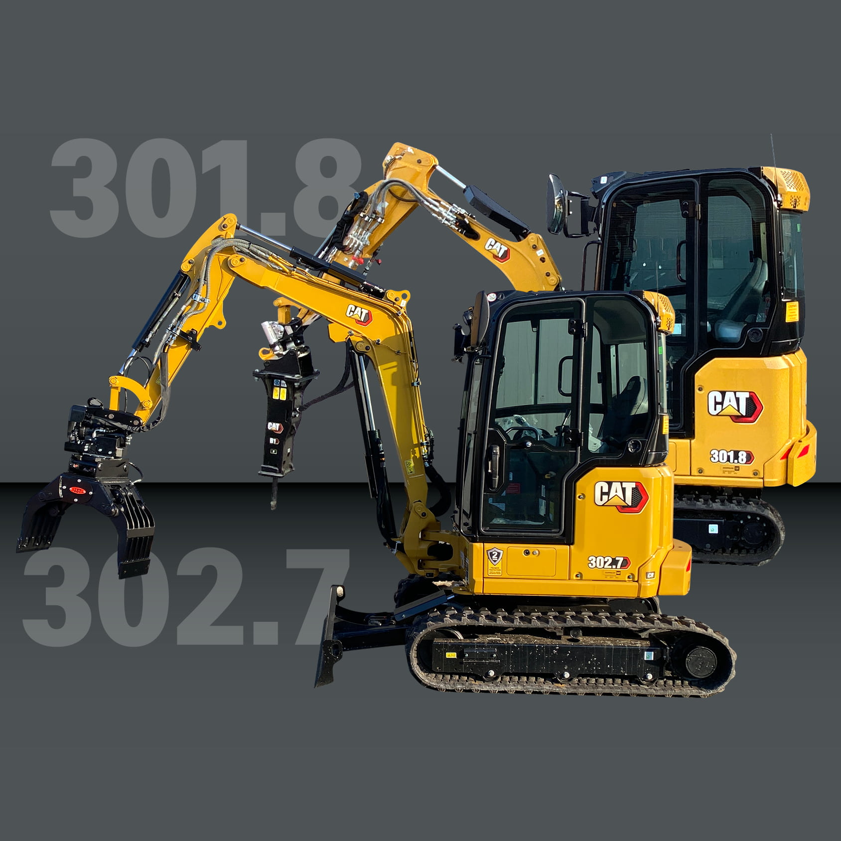 Kampagne_Cat 301.8+302.7 minigravemaskine